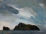 1087	Morning Light, Boreray	240x180mm	Oil on Board £400
